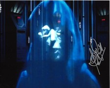  CLIVE REVILL SIGNED 'STAR WARS V: EMPIRE STRIKES BACK' EMPEROR 8X10 PHOTO E COA