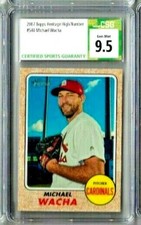 2017 Topps Heritage Michael Wacha CSG 9.5 