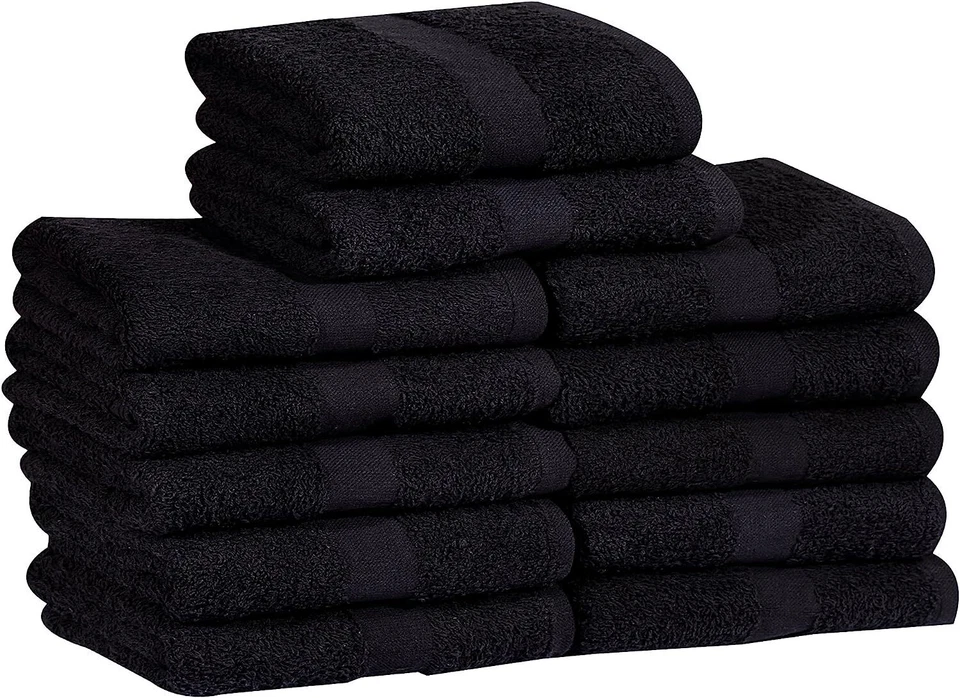 100%Ring Spun Cotton Barber Towels Quick Dry, Thick Absorbent Spa, Gym Hand Towe - Image 4 of 4