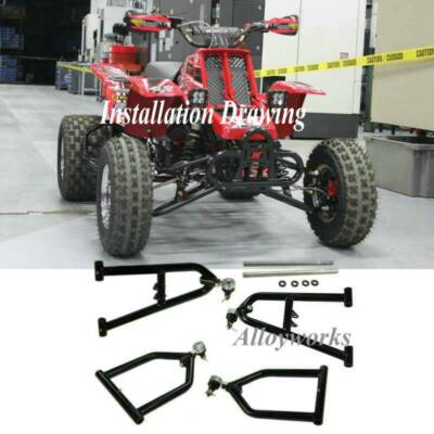 Für Yamaha Banshee 350 YFZ350 1987-06 1989 Erweitert A-Arme 2+1 Breiter 2005