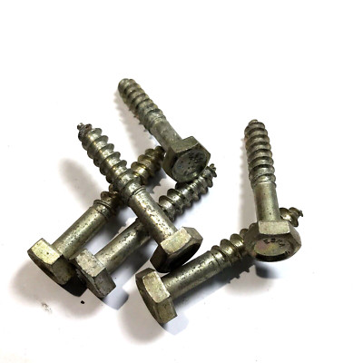 100x HolzSchrauben Verzinkt, Kopf: SK16, Für 14 mm Dübel, Länge 60 mm (N-69)
