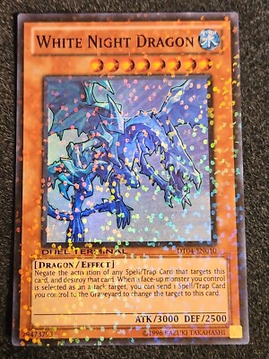 yugioh white night cards YUGIOH WHITE NIGHT DRAGON DT04-EN010 SUPER LP