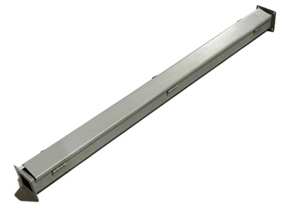 Hoffman F22W48 nVent Feed Through Wireway Hinged Cover 2-1/2'' W 2-1/2'' H 48'' L