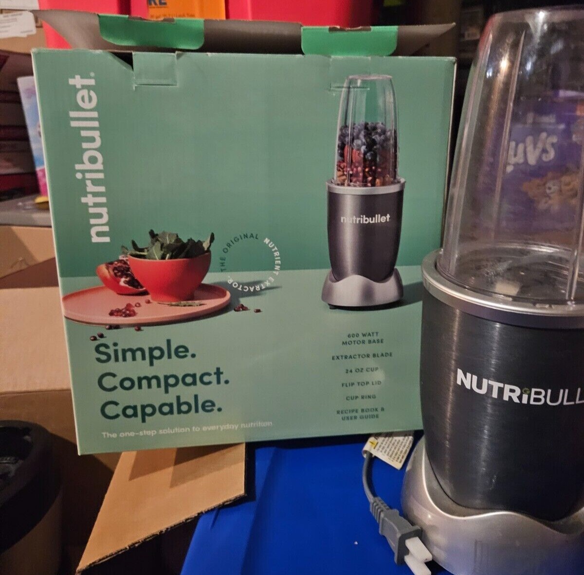 nutribullet blender 24 Oz Grey 600 watt