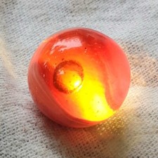 5/8" Master Marble Tiger Eye Marble w/ Windshield  Bubble Mint Condition.
