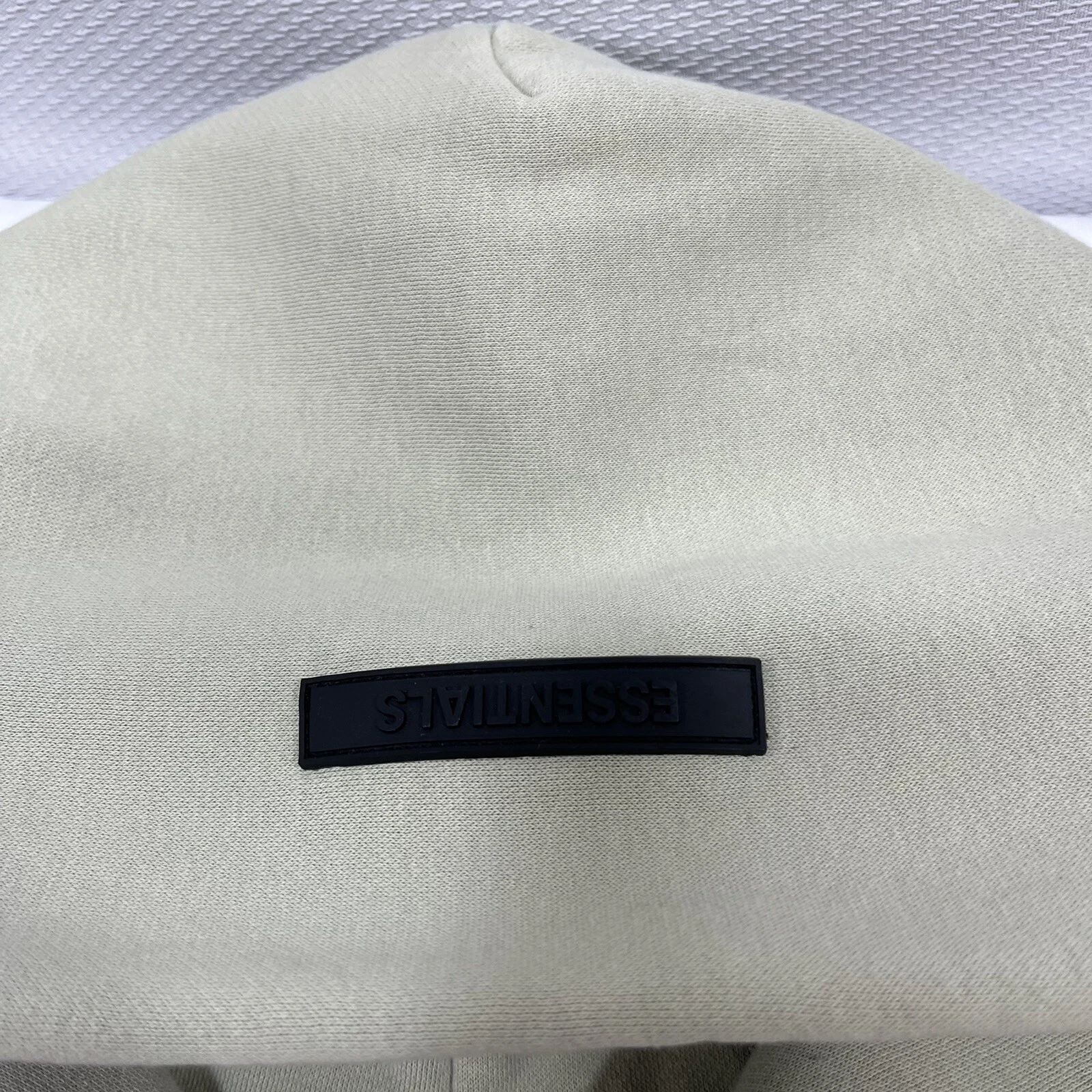 Felpa con cappuccio Essentials Fear Of God uomo beige pullover manica lunga taglia XL LEGGI