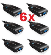 LOT OF 6 Eclipse SEE2 UV150 USB to VGA External Video Card by Mad Catz PC