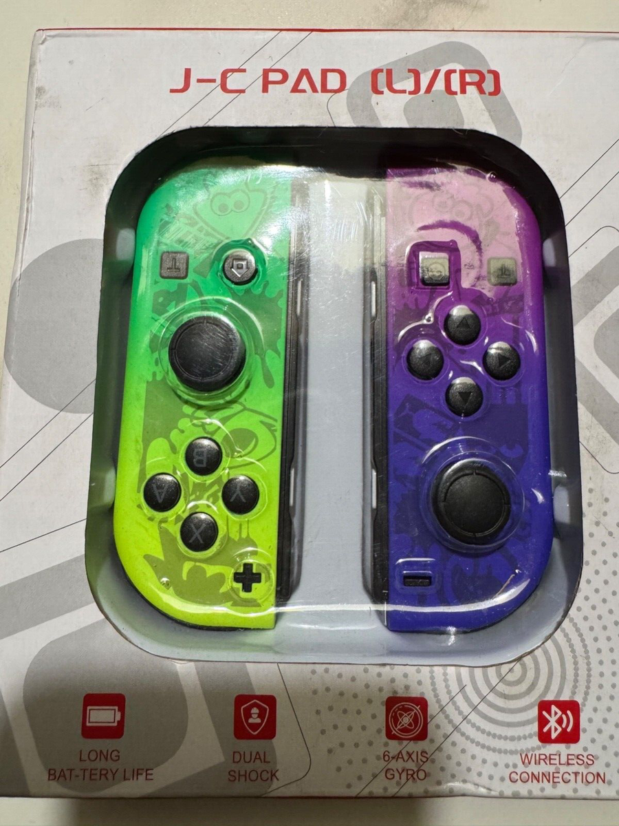 Replacement Nintendo Switch Joy-cons Pink and Green J-C Pad RGB