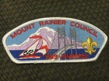 MINT 1989 JSP Mount Rainier Council Washington White Border