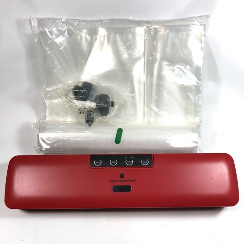 Cooks Essential Compact Vacuum Sealer With Sealing Bags New In Box