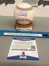 CHASE UTLEY SIGNED AUTOGRAPHED RAWLINGS OML ROMLB BASEBALL-BECKETT BAS COA