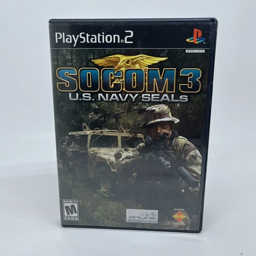 SOCOM 3: U.S. Navy SEALs (Sony PlayStation 2, 2005) PS2 CIB Complete & Tested