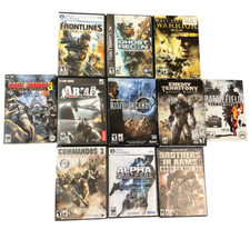 Lot Of 11 Computer Video Games PC CD ROM For PC Windows