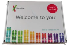 23andMe Health + Ancestry DNA Test Kit – Sealed Saliva Collection Box (Expired)