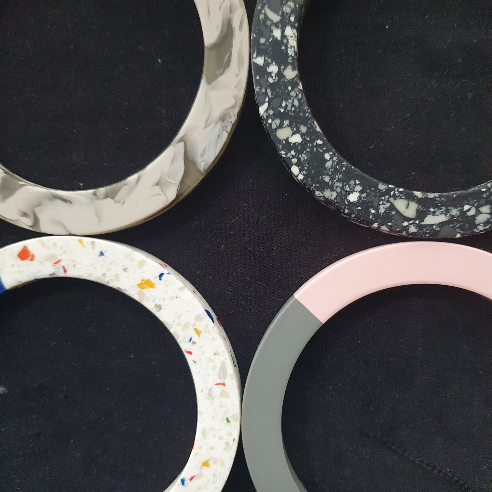 Oliver Bonas - Elo - Two Tone Stackable Bangles -… - image 5