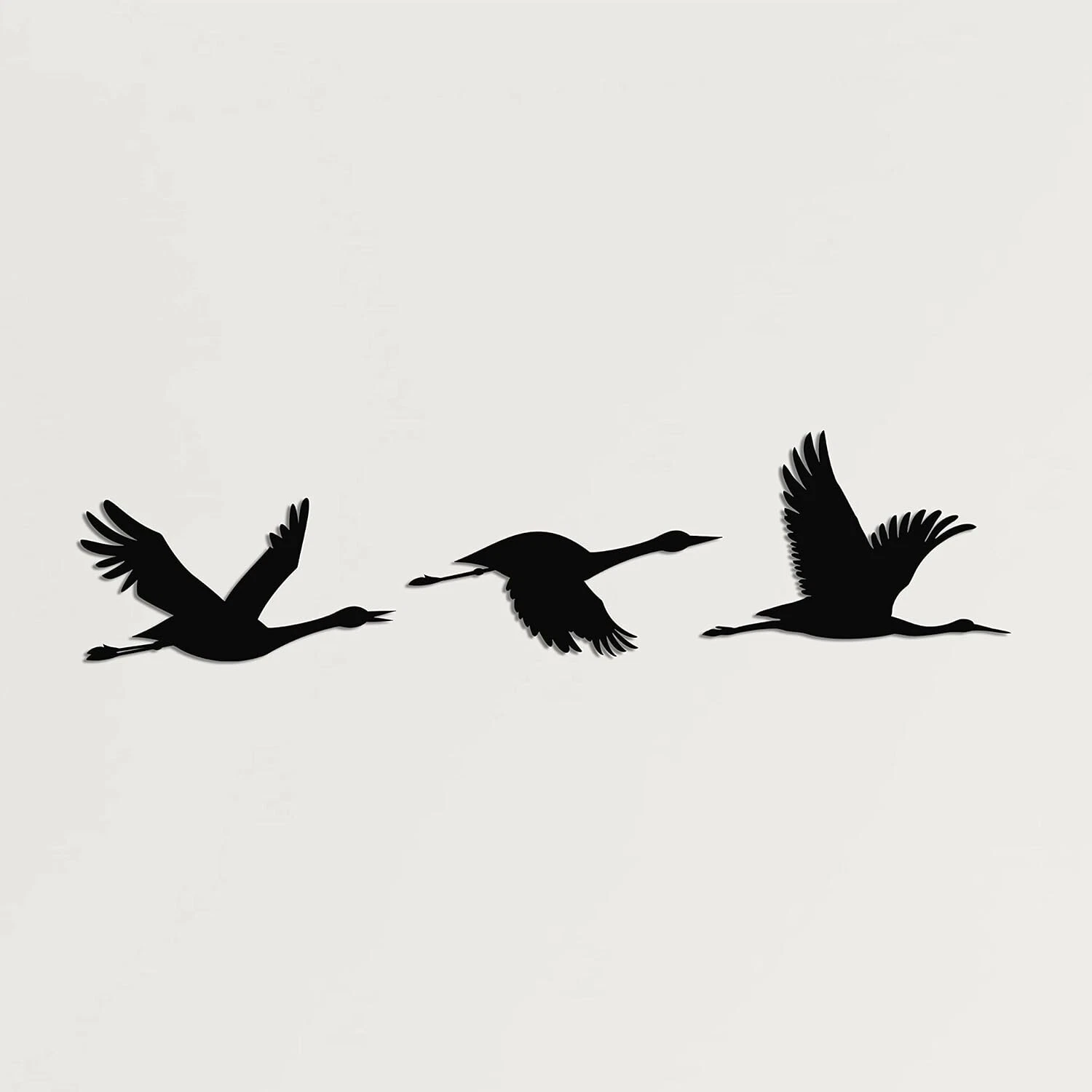 Metal Wall Art, Cranes Birds, Metal Wall Decor, Birds Sign, Indoor Outdoor