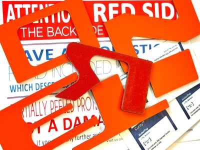 DKM | ORANGE TAILGATE LETTER INSERTS FOR FRONTIER 2022+ ABS PLASTIC NOT DECALS