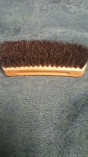 Vintage ESQUIRE Polish pure sterilized horse hair SHOE BRUSH w/wood handle