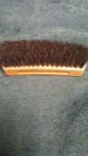Vintage ESQUIRE  Polish pure sterilized horse hair SHOE BRUSH w/wood handle 