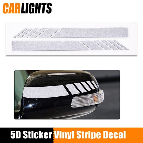 4/2Pcs Universal Auto Car Sticker Non Fading Fashion Color Stripe