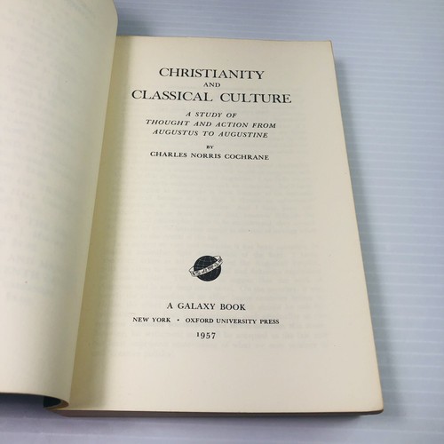Christianity And Classical Culture By Charles Norris Cochrane 1957 1ST Galaxy Ed - Imagen 4 de 18