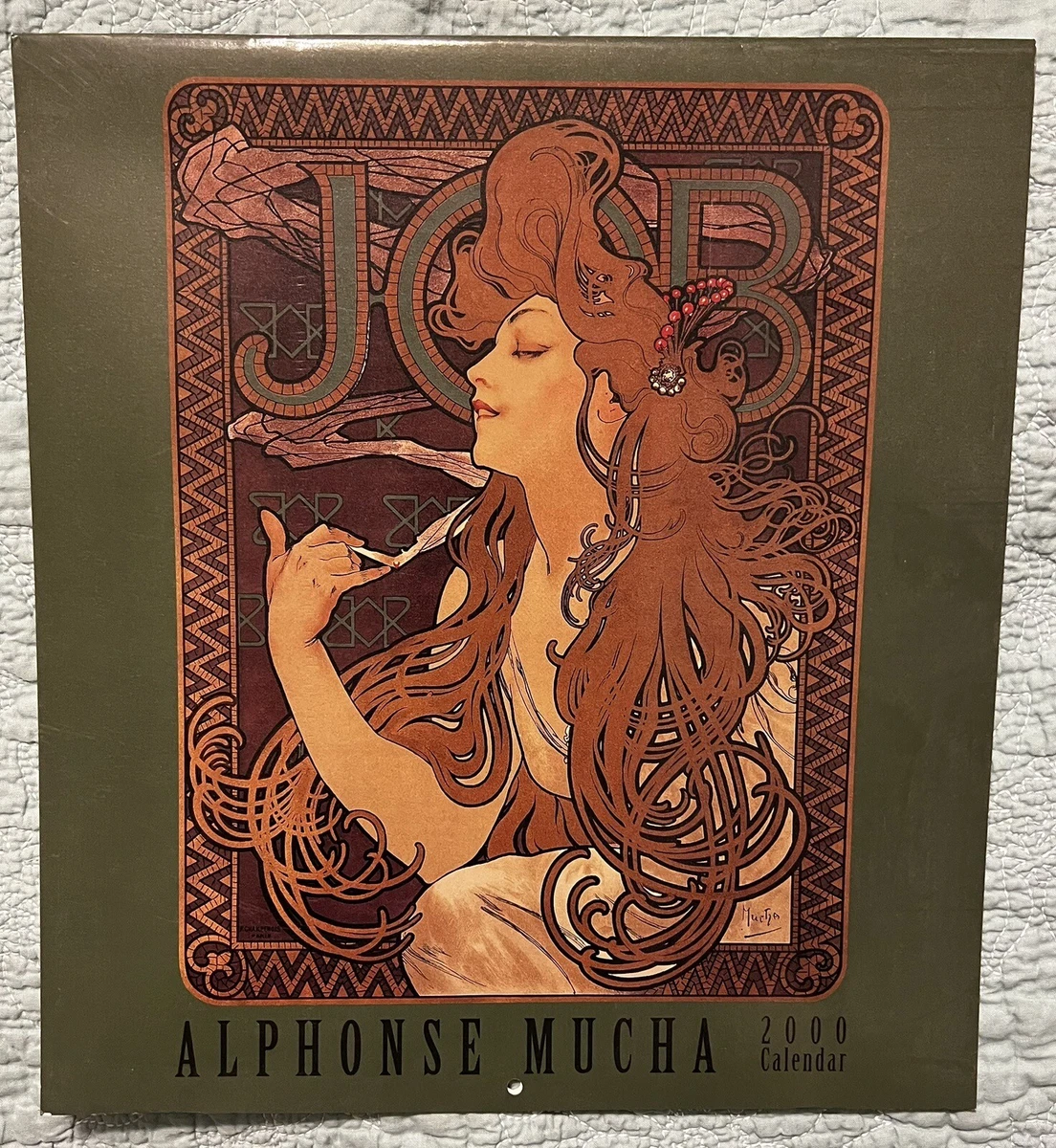 Alphonse Mucha ~ 2000 Calendar ~ Unused ~ NM ~ L@@K!! | eBay