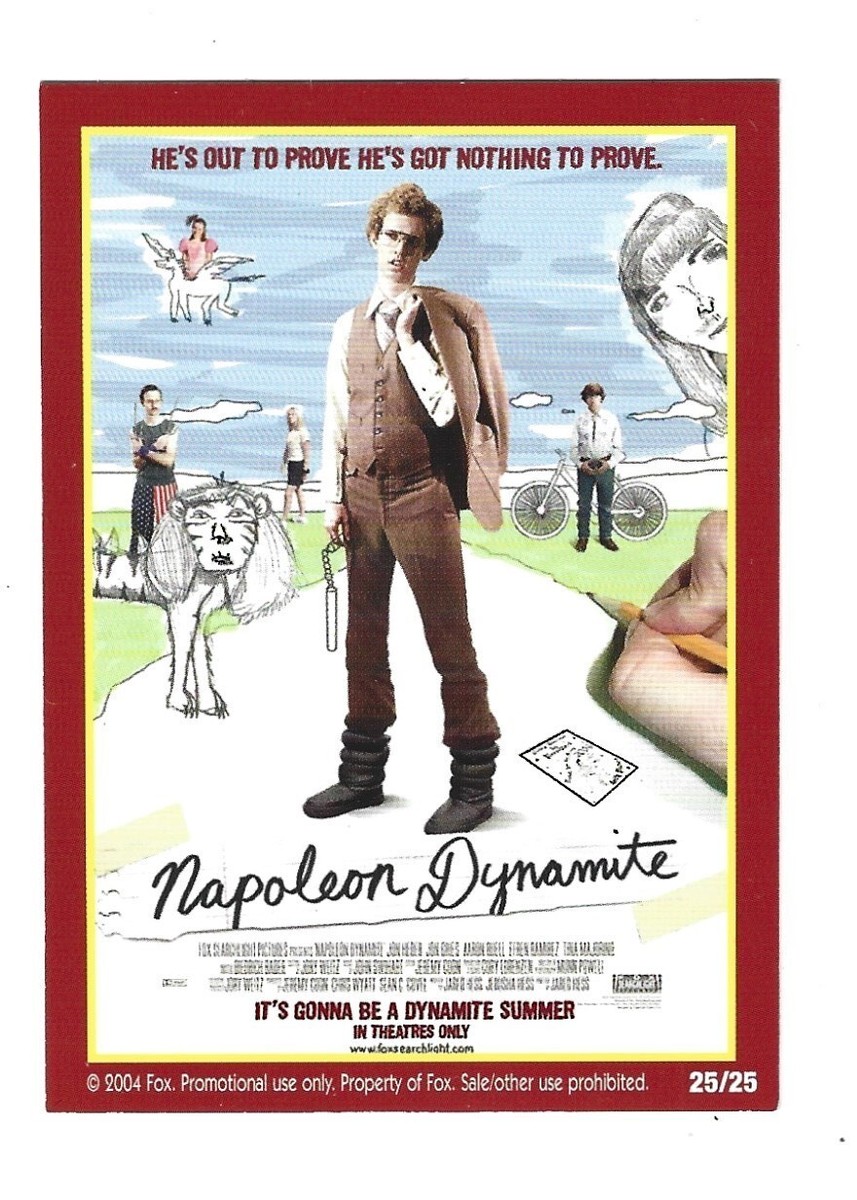 NAPOLEON DYNAMITE PROMO CARD SET FOX ENTERTAINMENT 2004 READ* | eBay