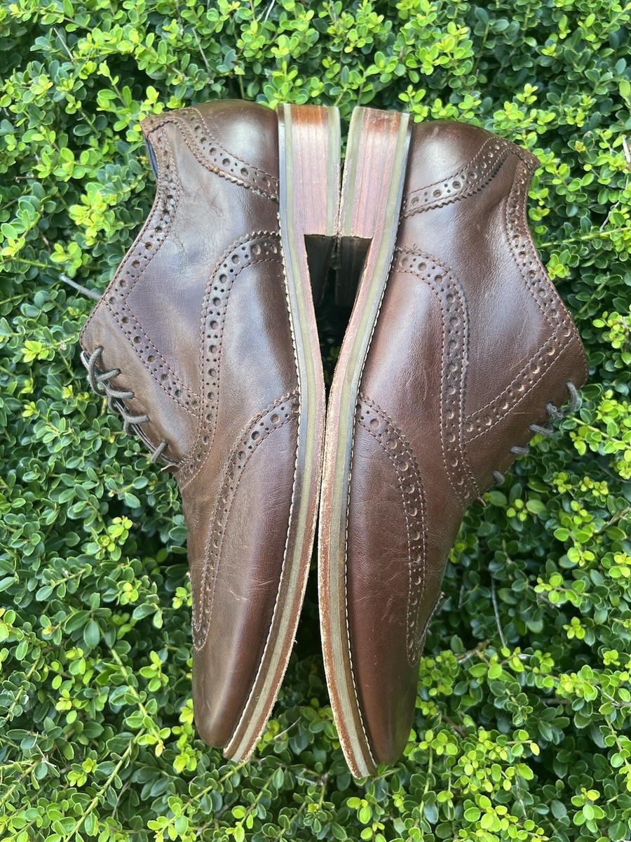 Cole Haan Dress Shoes Mens 9.5 M Brown Leather Oxford  display picture 1