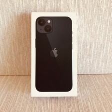 Apple iPhone 13 Midnight 128GB Box Only w/SIM Tool Documents Apple Sticker EUC
