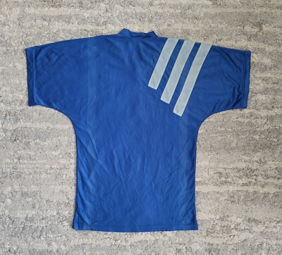 RETRO ADIDAS TEMPLATE JERSEY 1992 / 1993 BLUE OLIMPIQUE MARSEILLE