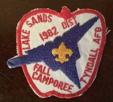 Air Force Usaf Patch Boy Scouts Bsa Tyndall Afb Florida 1982 Fall Camporee F-15