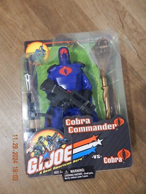 2001 GI Joe VS Cobra COBRA COMMANDER FIGURE
