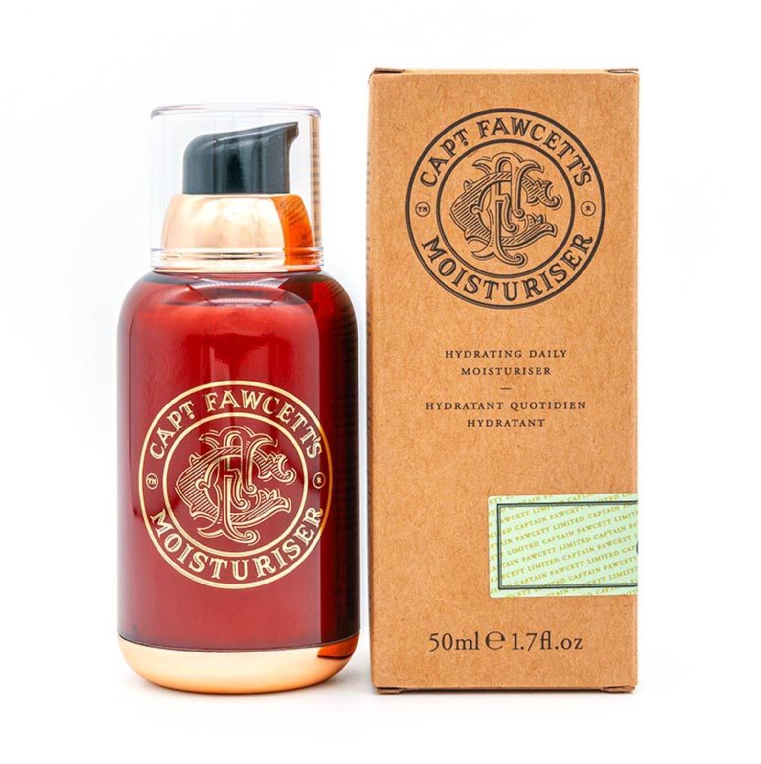 Captain Fawcett Expedition Reserve Moisturiser Crema Viso Idratante Uomo 50 ml