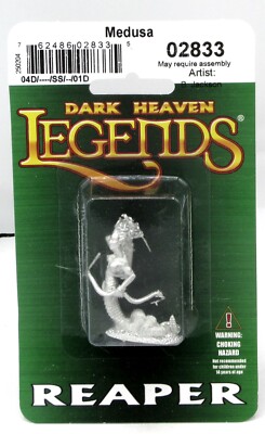 Reaper 02833 Medusa (Dark Heaven Legends) Female Snakeman Archer Snake Monster