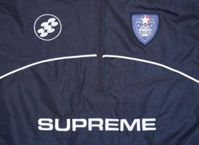 Supreme Reflective Piping Pullover Navy | eBay