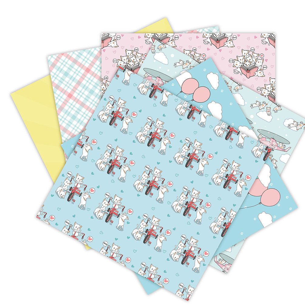 12Pcs Rice Paper Floral Decoupage Scrapbook Craft Background Card Sheet ...