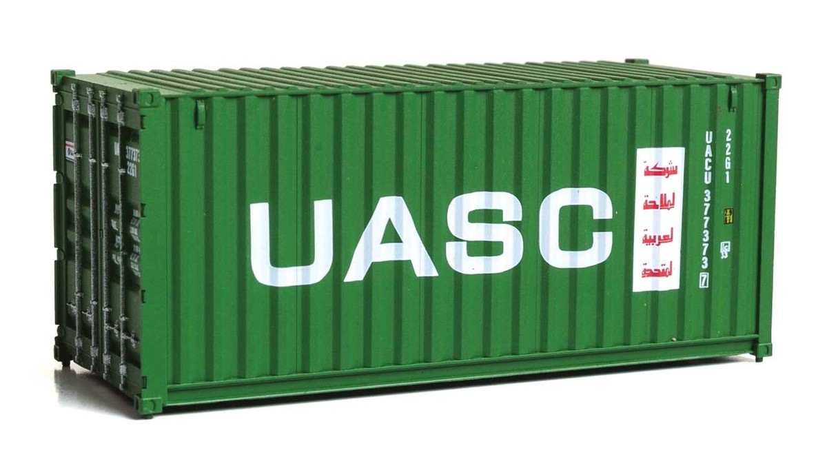 Walthers Spur H0 Container 20 Fuß CAST – Modellbahn-Zubehör Im Maßstab 1:87