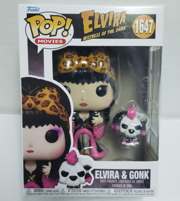 ELVIRA & GONK - Funko POP! Movies #1647 Collectible Vinyl Figure NEW & IN STOCK