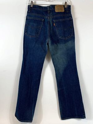 Vintage Levis 517 Orange Tab 31x30 Made USA Mom Jeans Mens- Late