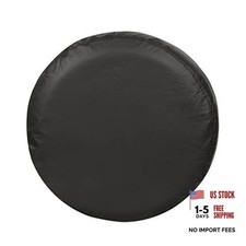 Spare Tire Cover Fit Tire Diameters 26-27.75 inch, Black