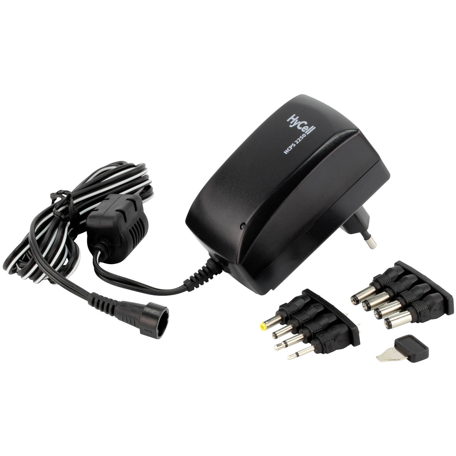 HyCell Universal PSU Adjustable Voltage 8 Connectors 27 W Euro Plug