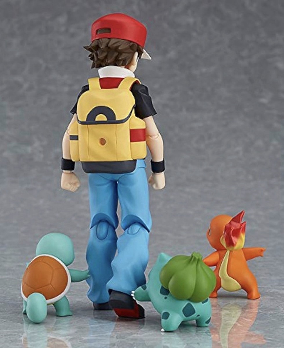 figma Pokemon Red Trainer No.356 Pocket Monster Action Figure Max