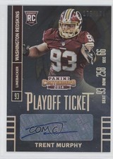 2014 Panini Contenders Playoff Ticket /199 Trent Murphy (Seat Row Sec) Auto 0f8