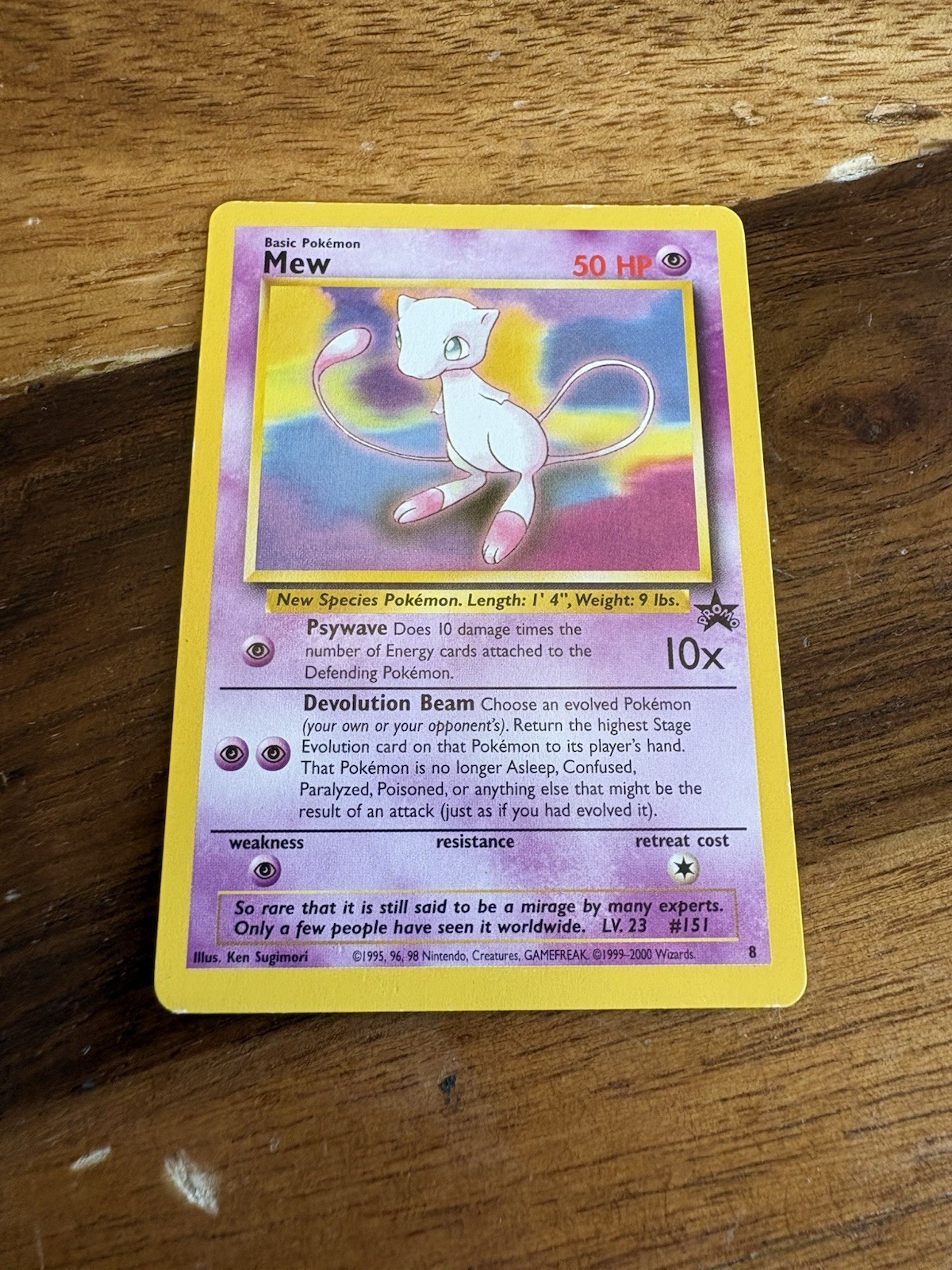 Pokémon Original Mew - Black Star Promo - Rare - 101/102