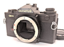 All Works Exc 4 OLYMPUS OM-4 OM4 Black SLR 35mm Film Camera Body From JAPAN