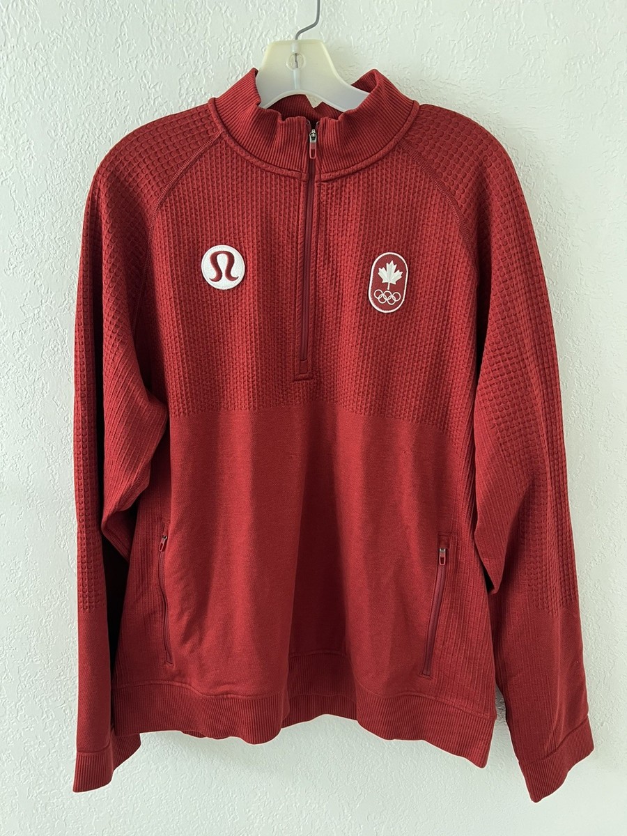 LULULEMON TEAM CANADA MEN'S ENGINEERED WARMTH HALF ZIP 2026