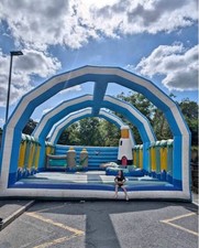 Large 30ft Bouncy Castle with Activity Section Inside