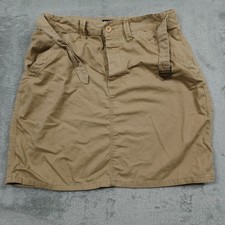 Vintage Ralph Lauren Skirt Womens 10 Brown Polo Jeans Co Y2K Belted