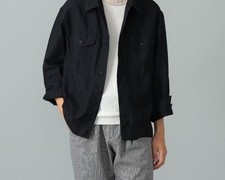  ASK availability first Elegant Linen Mix 2-Pocket Blazer new