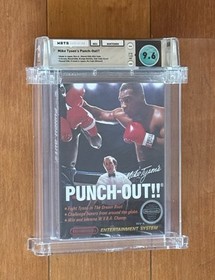 Mike Tyson's Punch-Out Nintendo NES 9.6 CIB 9.4 Box Plastic Seal WATA CGC VGA X